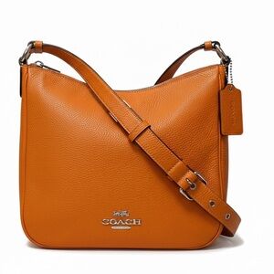 NWT Coach Ellie File Pebble Leather Crossbody Bag